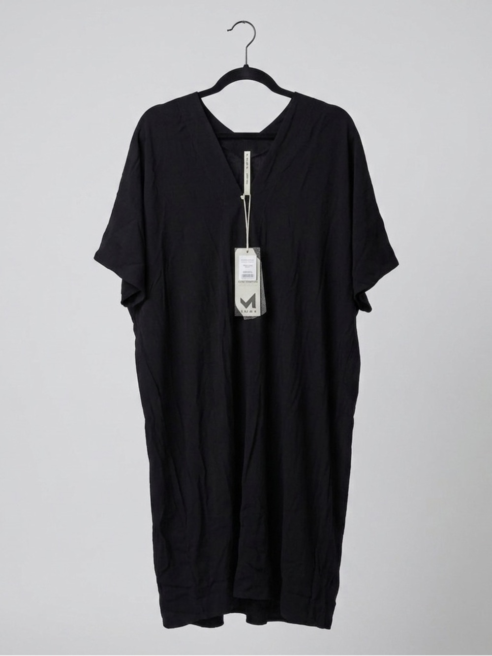 UMMA Viscose Kaftan Tunic/Dress/Gown/Tunic, Black One Size NWT